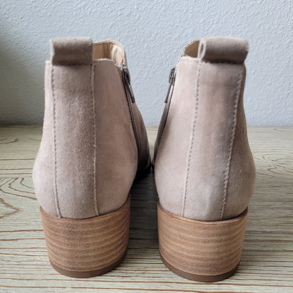 Seychelles Back Stage Suede Ankle Booties New In Box Sz 8 - Picture 8 of 9